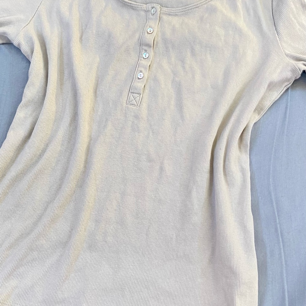 H&M Kids Beige Button-Up Shirt